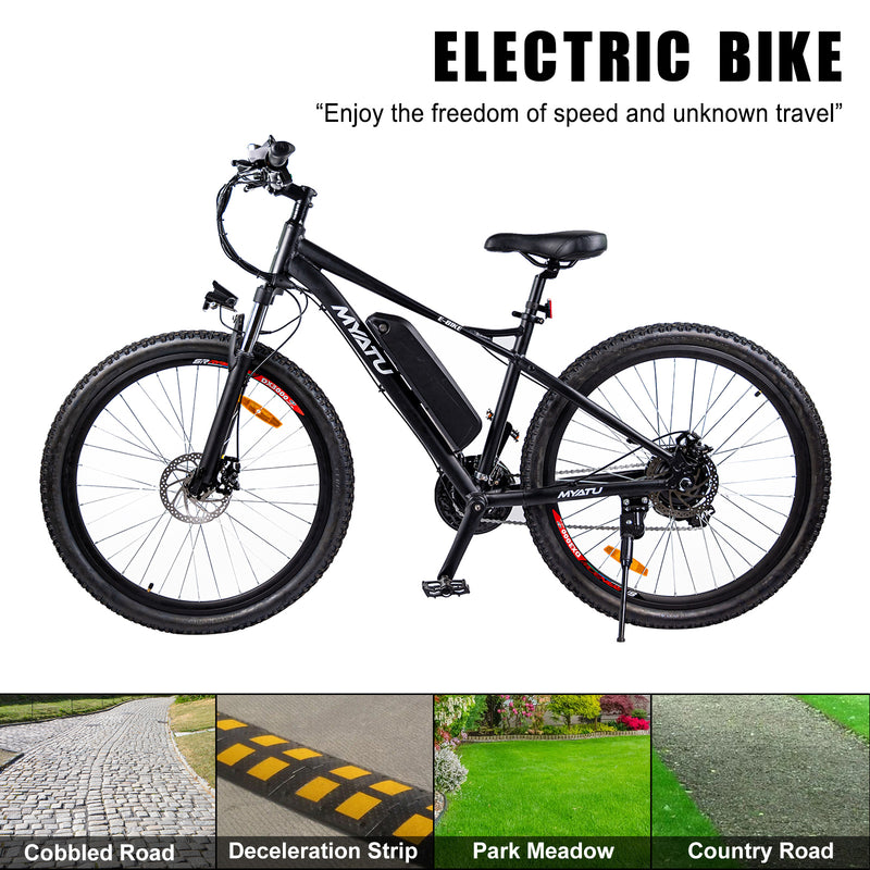 27,5" E-Bike 36V 12,5AH 250W Motor 7-Gang-Mountainbike für Erwachsene