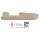 Kit de reparación para el reposabrazos delantero derecho, apto para Chevy Silverado 1500 y 2500HD (2010–2014), color: beige