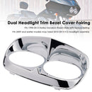 Kledning med dobbel frontlysramme for Road Glide 1998-2013