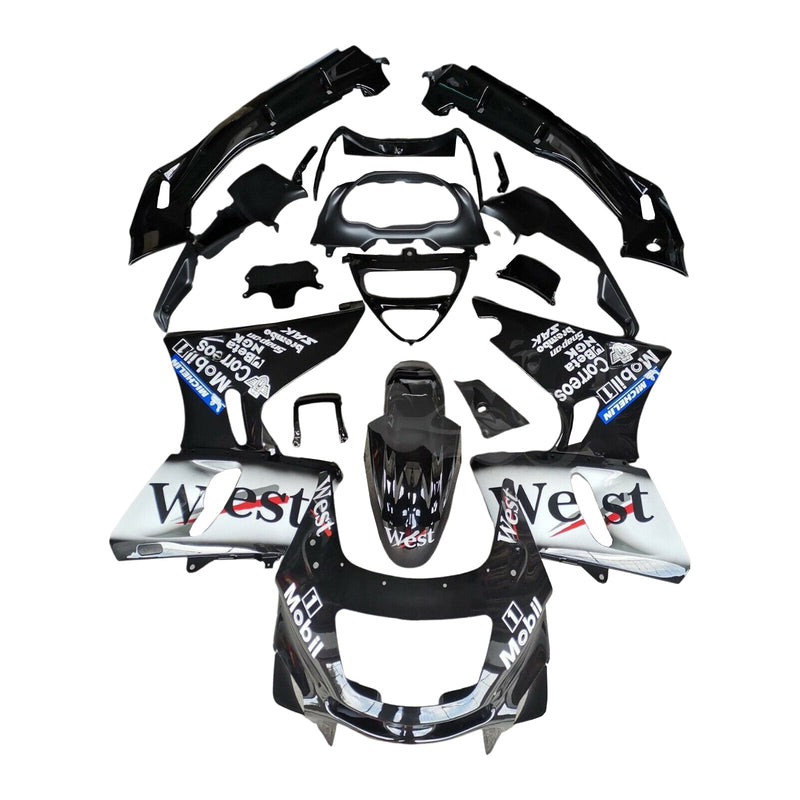 1993-2007 Kawasaki ZZR400 1998-2003 ZZR600 Injection Fairing Kit Body Plast ABS