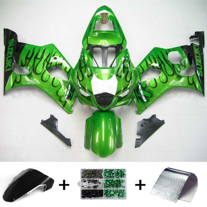 2003-2004 Suzuki GSXR1000 K3 Injektionsabzugs Kit Körperwerk Kunststoff ABS