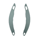 Steering wheel shift paddles for Mitsubishi ASX 2013-15, aluminum gray