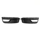 2013-2016 AUDI A5 S-Line S5 Pair Front Fog Lamp Black Trim Grills Grill