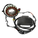 2002-2003 VRSCA 1HAZ VRSCA V-ROD Magneto Coil Stator + Spänningsregulator + Packning Assy 30734-01K