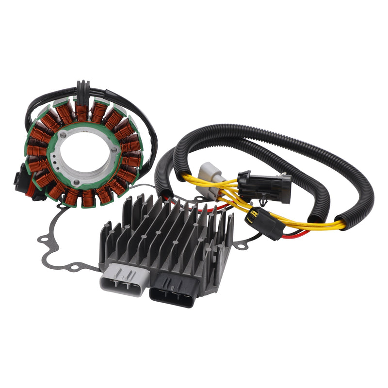 Magneto Spule Stator + Spannung Regler + Dichtung Assy Fit Für Polaris Ranger RZR XP 4 900 1000