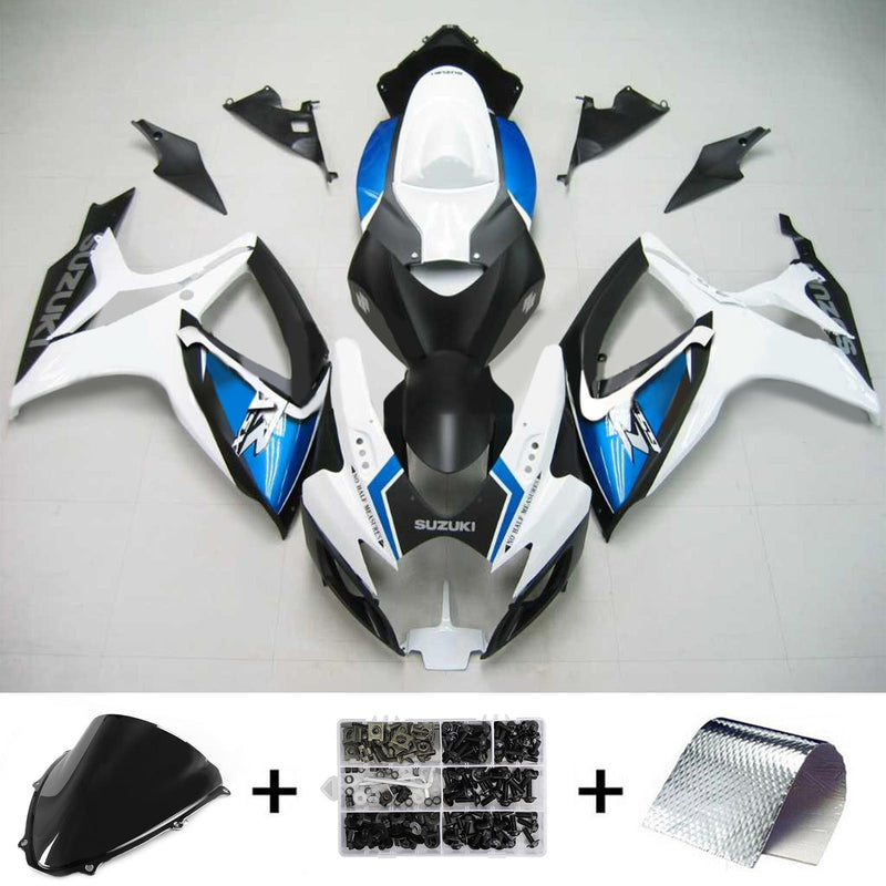 2006-2007 K6 Suzuki GSXR 600/750 insprutningsskyddssats kropp plast