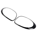 Baklys trimringer venstre + høyre for Fiat 500L 2014-2020, svart