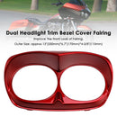 Kledning med dobbel frontlysramme for Road Glide 1998-2013