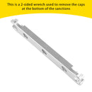 Schlüssel zum Entfernen der unteren Kappe aus Aluminium. Werkzeug zum Wiederaufbau der DVO Saphire/Onyx-Gabel