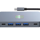 9 in 1 TYP-C auf RJ45 (Gigabit) + USB 3.0 * 3 + HDMI + USB-CS-Daten + PD100W + SD/TF iPad Pro
