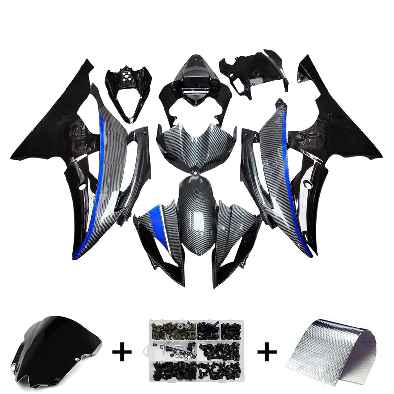 Verkleidungssatz aus ABS-Kunststoff für Yamaha YZFR6 YZF-R6 2008-2016