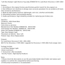 2003-2004 Land Rover Discovery 2 Linke hintere Stoßstangenleuchte Rückfahrscheinwerfer