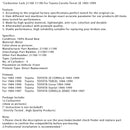 1985-1999 Toyota TOYOTA 2E COROLLA Vergaser Vergaser 21100-11190