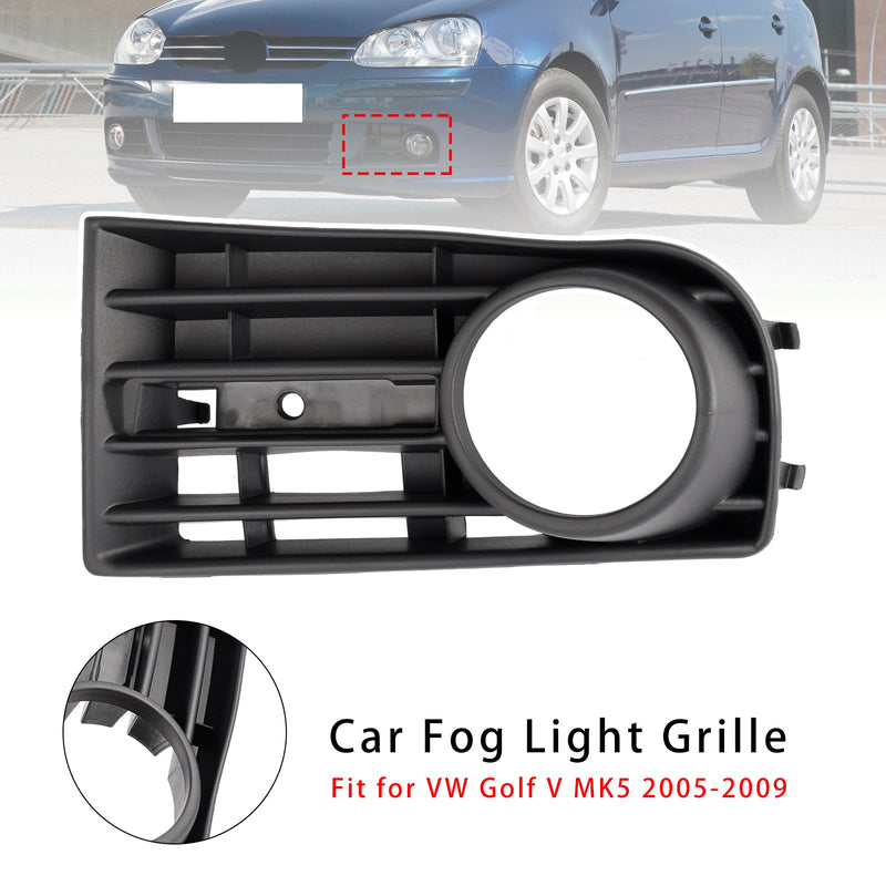 2005–2009 VW Golf V MK5 vorne links Stoßstangengrill Nebelscheinwerfer Grill 1K0853665B