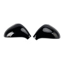07/2006-05/2015 Peugeot 207 Hatchback Side Mirror Covers Rearview Housing Bright Black 9680194877 Generic