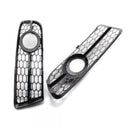 2005–2008 Audi A4 B7 S-line S4 Front-Time Bar Honeycomb Fog of Cooler Grille Cover