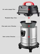 Staubsauger 1800W Nass-Trockensauger Industriestaubsauger 18L industriesauger