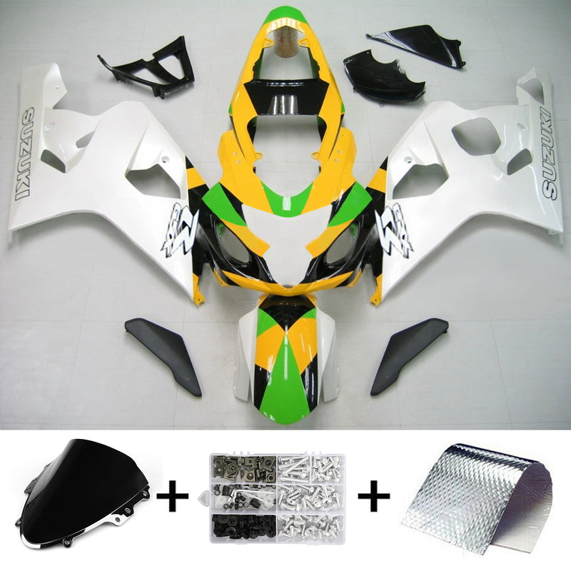 2004-2005 Suzuki GSXR 600/750 K4 Injektionsabzugs Kit Karosserie Plastikabs