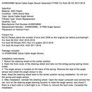 2012-2018 Audi A6 Allroad 4GH, 4GJ 3.0 quattro Spiral Cable Angle Sensor Assembly 8 PINS 4H0953568K