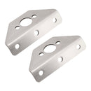 Peterbilt 379 388 389 2 PCS Scheibenwischer Reparatur Edelstahl Halterungen