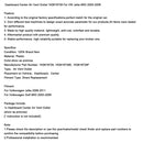 2005–2009 Volkswagen Golf MK5 Armaturenbrett Mittlerer Lüftungsauslass 1K0819728 1K0819728E