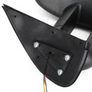 Para elektrycznie rozkładanych lusterek holowniczych do Toyoty Hilux 2005-2011 w kolorze czarnym