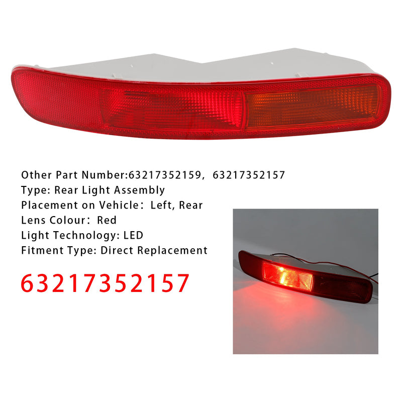 2016–2024 MINI Clubman F54 LED-Heckstoßstangenleuchte links 63217352157