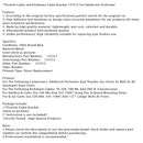 Gasståg och kickdown -kabelhållare 157313 för Edelbrock -artisten