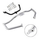 Road Glides Street Glides Road Glides FLHT FLHX Engine & Fairing Bracket Frame Anti-Crash Bumper Kit Chrome