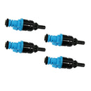 Conjunto de 4 injetores de combustível para Audi A4 1.6L (94-08) e 1.8 quattro (1995-2000), número de peça 058133551F