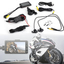 Grabador de vídeo DVR para motocicleta + cámara frontal 1080P Full HD y cámara de visión trasera