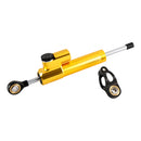 Universal Motorcycle CNC Adjustable Steering Damper Stabilizer Top Gold