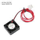 4x børsteløs jævnstrømskøleventilator 5V 2006 20x20x6mm ærme 2-benet ledning