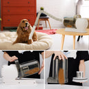 Kit de aseo para mascotas 5 en 1 con aspiradora, cortapelos profesional, aseo para perros y gatos de 1,5 l