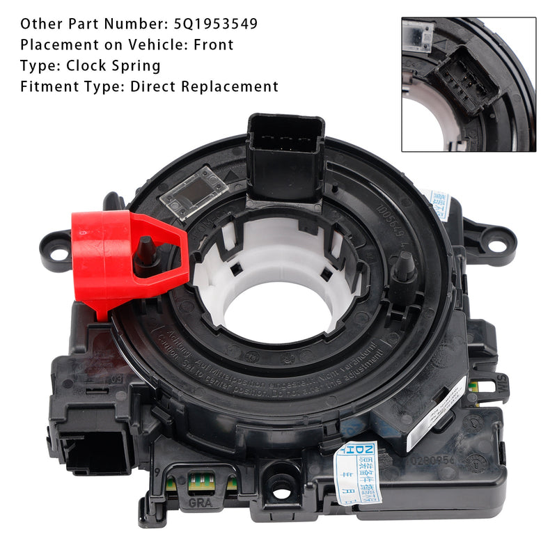 2018–2020 VW Tiguan Lenkrad-Wickelfeder 5Q1953549