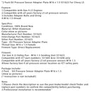 2er-Pack Öldrucksensor-Adapterplatte M16 x 1,5 551623 für Chevy LS