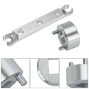 Schlüssel zum Entfernen der unteren Kappe. Werkzeug zum Wiederaufbau der Saphire/Onyx/Diamond-Gabel/DVO-Gabel