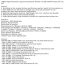 1986–1990 GMC Safari Verteiler V6 4,3 l Hochleistungs-Zündverteiler 841635 GM23