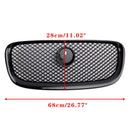 XF-R-tyylin etukerroksen baarigrilli Grille Fit Jaguar XF 2012-2015 Gloss Black