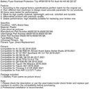 Batteriesicherung Überlastschutz Auslösung 4N0915519 für Audi A6 A7 A8 Q8 S6 S7 S8