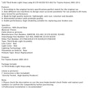 LED Dritte Bremsleuchte Bremsleuchte 81570-AC030 923-402 Für Toyota Avalon 2005-2012