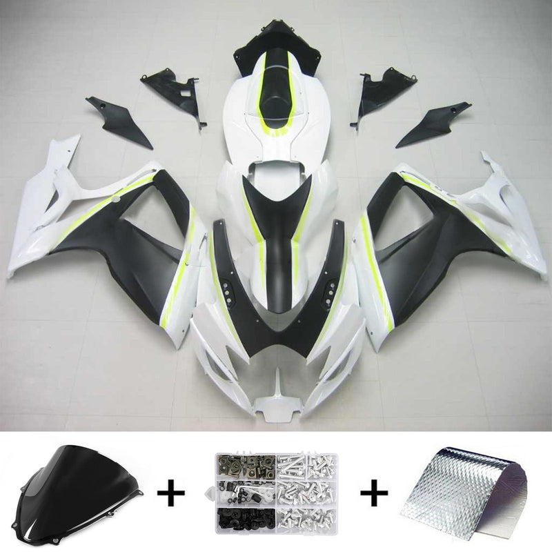 2006-2007 K6 Suzuki GSXR 600/750 Kit de carenagem de injeção de corpo de plástico