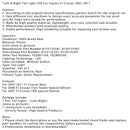 2007–2011 FJ Cruiser Base til venstre og højre baglygter førte 8155135341 8156135301 til2800169