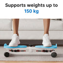 Ab Twister Board 150 kg Kapacita & 20dB Ultra tichý stroj na zakrucování pasu Fitness Tool Protiskluzové vybavení pro domácí posilovnu pro ženy Břišní tuk Modrá