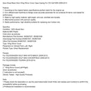 2pcs Gloss Black Door Wing Mirror Cover Caps Casing For VW Golf MK6 2009-2013 5K0857538