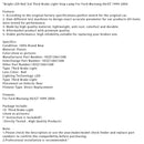 1999–2004 Ford Mustang V6/GT Helle LED rot 3. dritte Bremsleuchte Stop Lampe