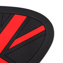 Knieschoner für Benzintanks – Union Jack – Rot – Tankpads für Retro-Café-Racer