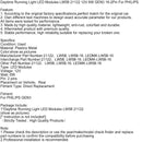 Tagfahrlicht LED-Module LW5B 21122 12V 6W GEN3 16-2Pin Für PHILIPS