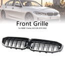 2019–2022 BMW 3 Series G20 DoubleLame Renal Grille, negro, 51138072085
