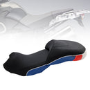 El asiento de pasajero del conductor de almohada completo se ajusta al azul para BMW R1200GS 14-18 R1250GS